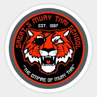 Sagat's Muay Thai School Sticker